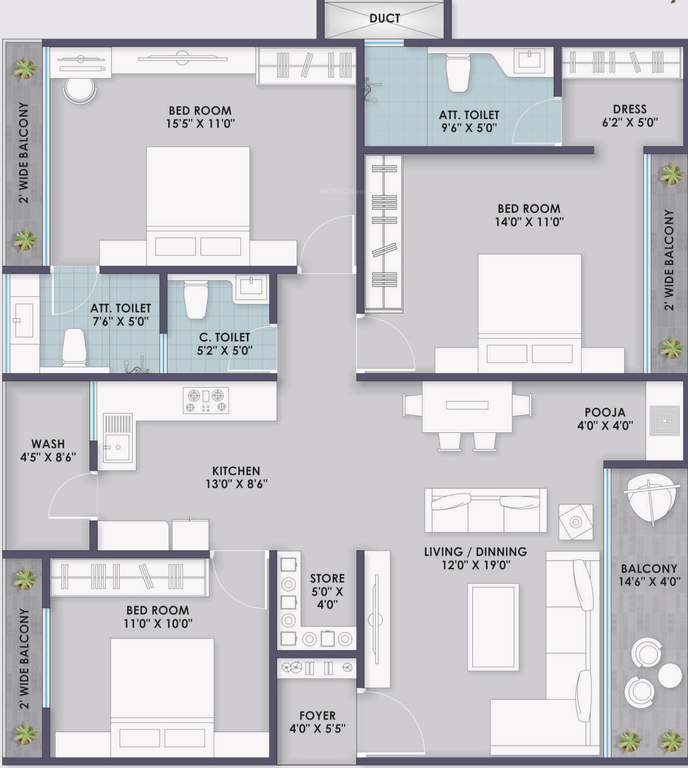 aarna bliss Floor Plan Floor Plan