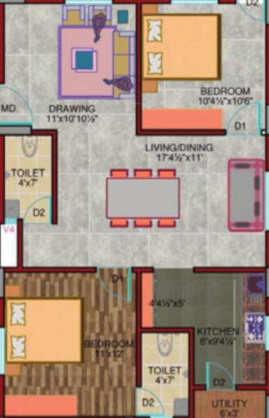  hrinda-harivillu Floor Plan Floor Plan