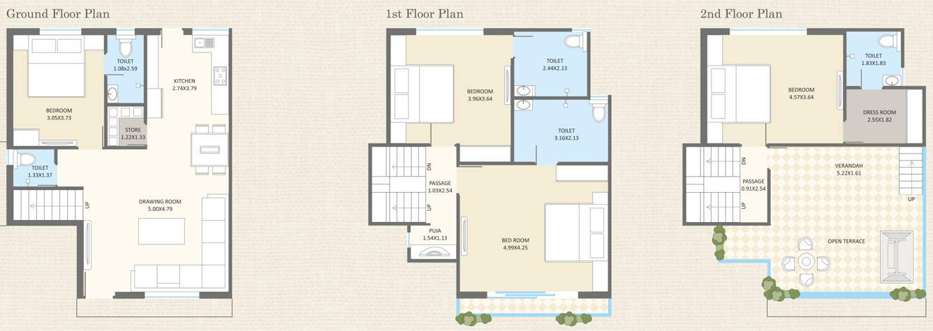  redcoral villa Floor Plan Floor Plan