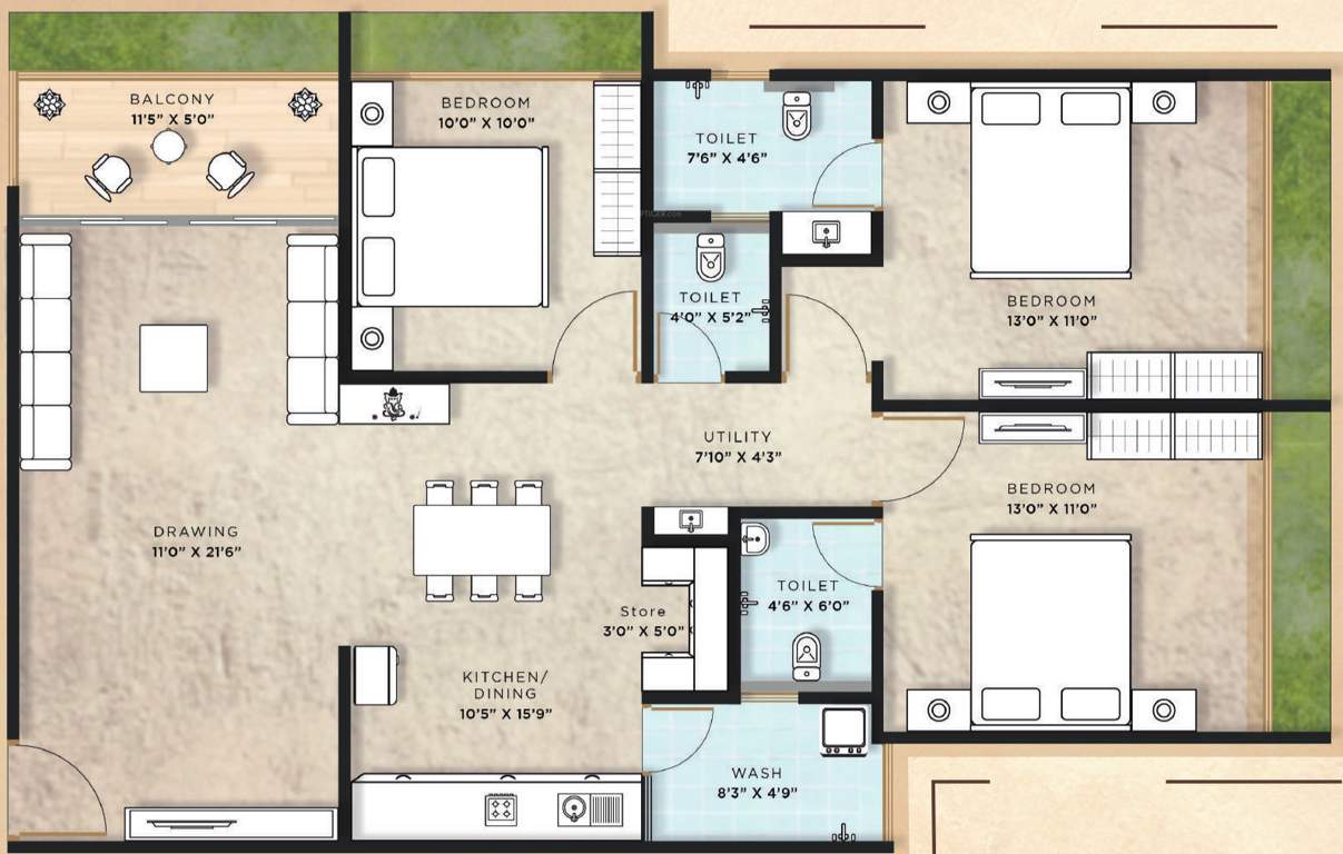  casa amplio Floor Plan Floor Plan
