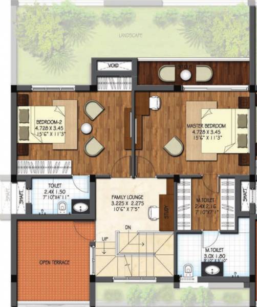  dahlia-villa Floor Plan First Floor Plan