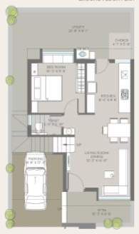  radhika bunglows Floor Plan Ground Floor Plan