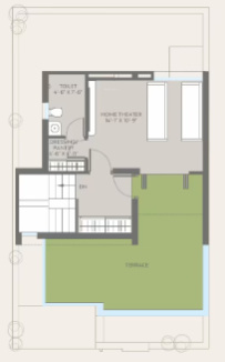  radhika-bunglows Floor Plan Second Floor Plan