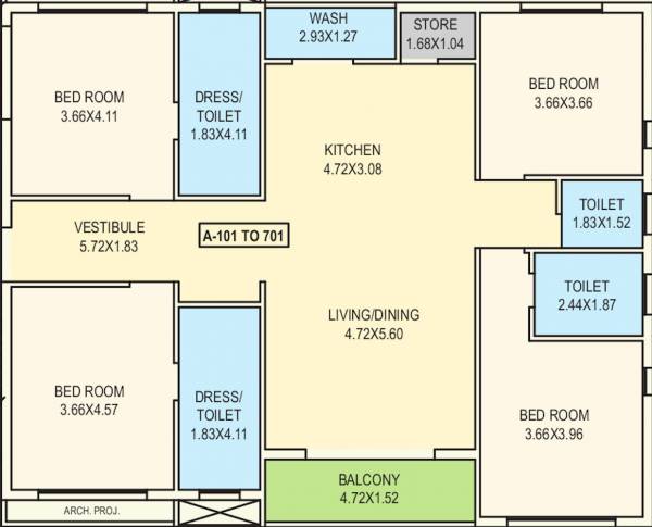 Floor Plan fuldwar-residency Floor Plan Floor Plan