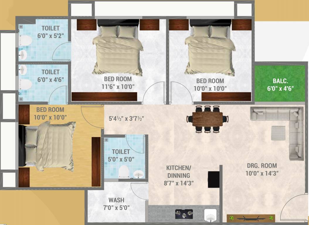  madhav ananta Floor Plan Floor Plan