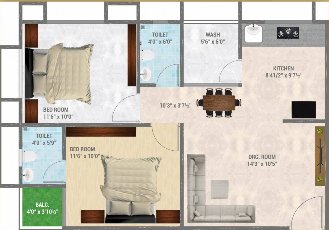  madhav ananta Floor Plan Floor Plan