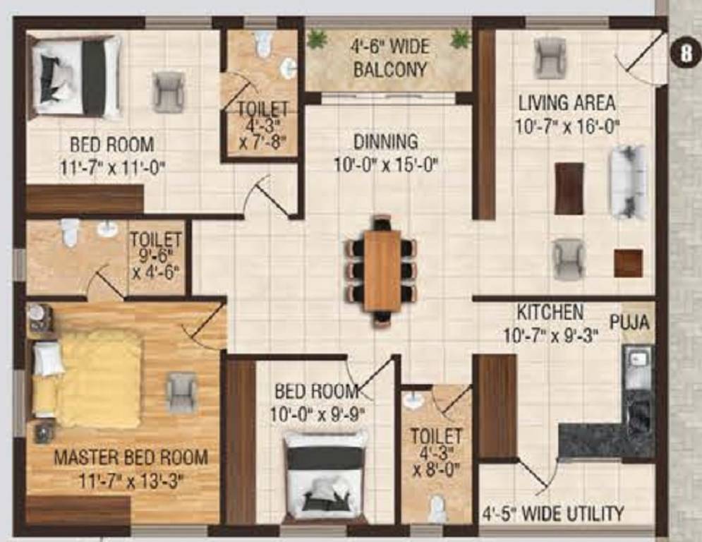 Floor Plan  karthikeya panorama Floor Plan Floor Plan