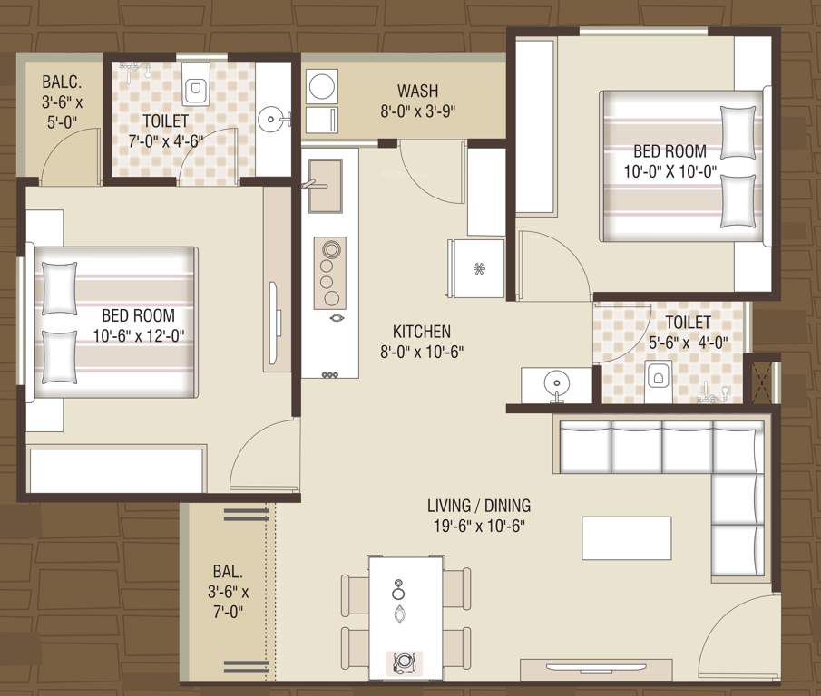  siddheshwar plaza Floor Plan Floor Plan