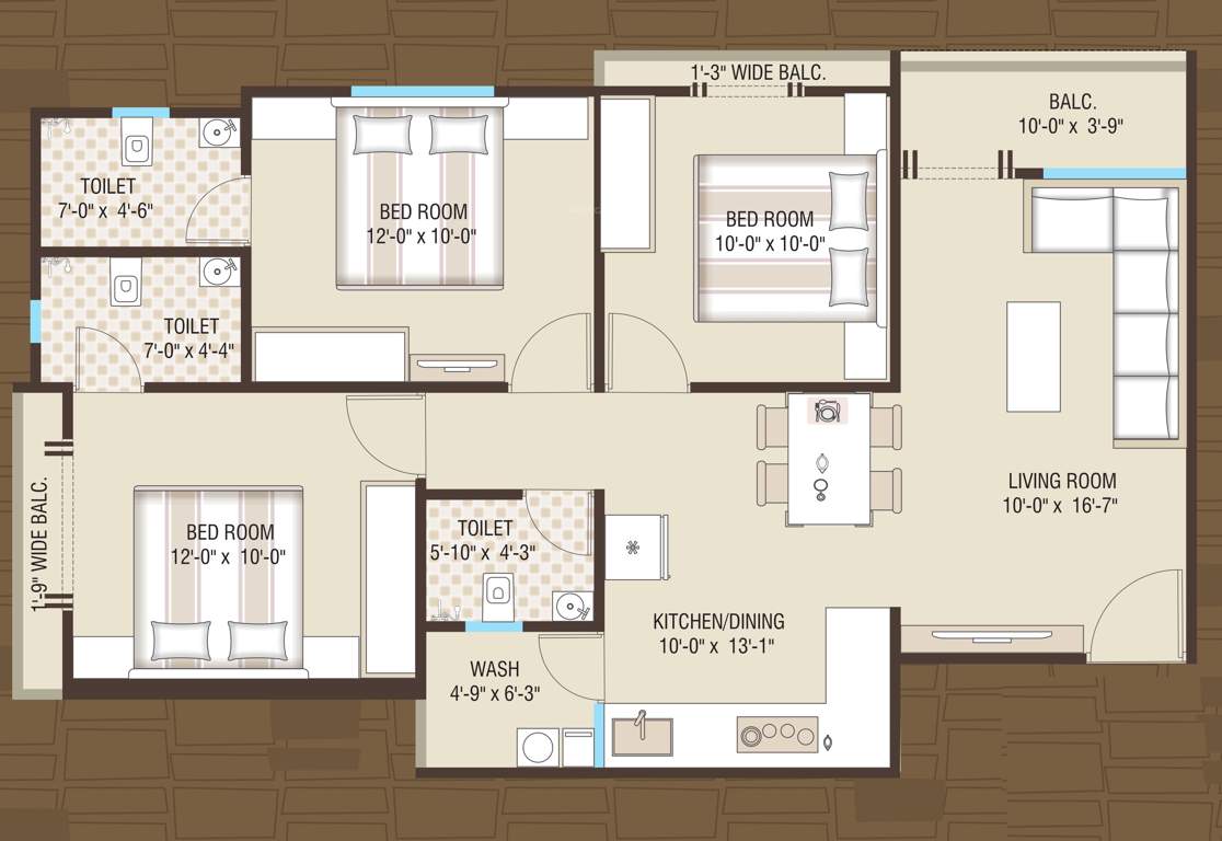  siddheshwar plaza Floor Plan Floor Plan