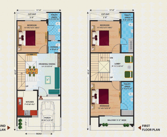  nikunj-villas Floor Plan Floor Plan
