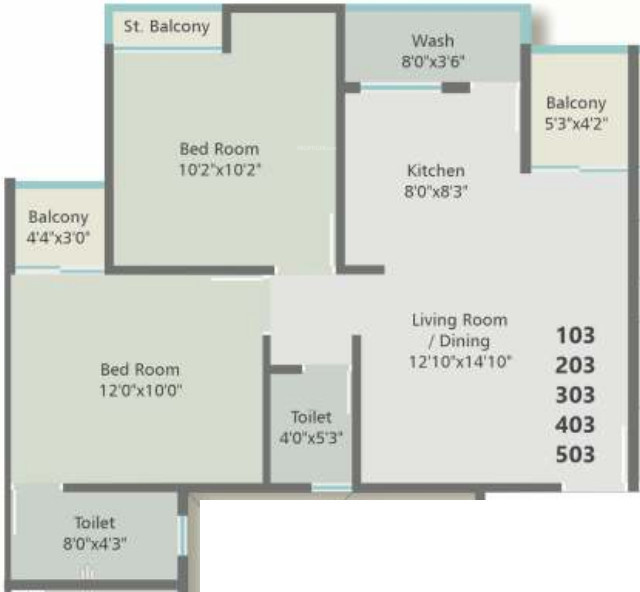  green Floor Plan Floor Plan