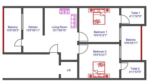 Floor Plan vatsal-valley-independent-floors-1 Floor Plan Floor Plan