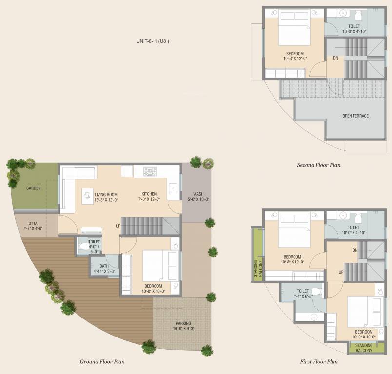  shree aarna bungalows Floor Plan Floor Plan