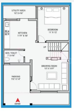  aksharam-greens Floor Plan Ground Floor Plan