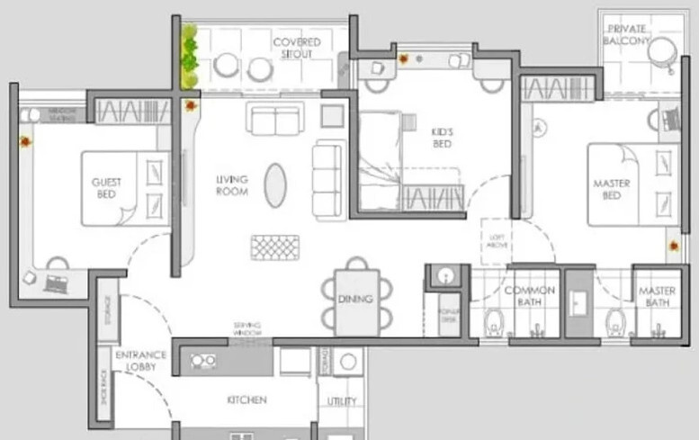 Floor Plan yashwin orizzonte phase ii Floor Plan Floor Plan