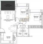 Rama Air Castles (2BHK+2T (939 sq ft) 939 sq ft)