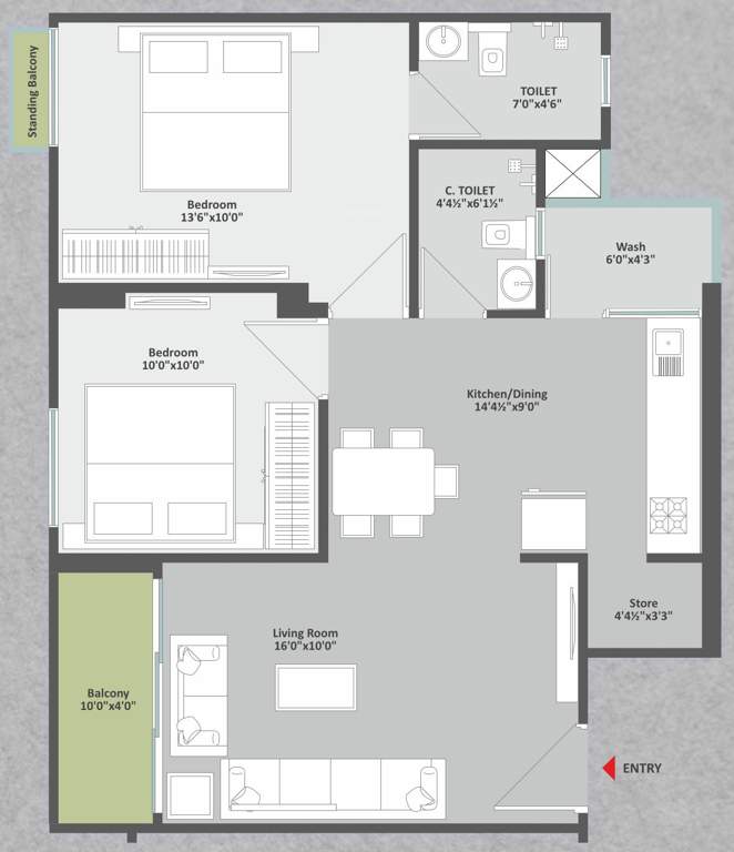  samruddhi high view Floor Plan Floor Plan