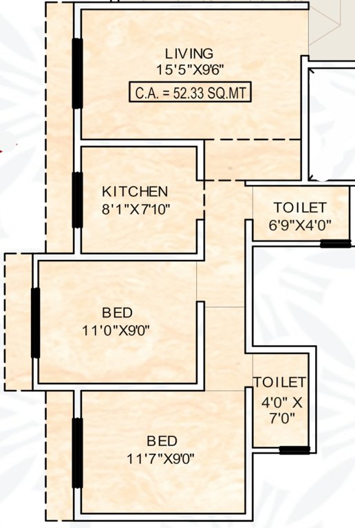  gp complex building no 1 Floor Plan Floor Plan