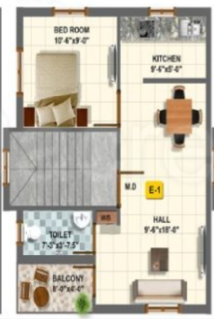  kug residency Floor Plan First Floor Plan