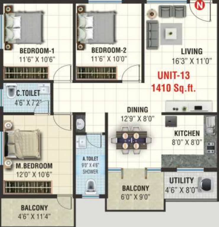  gardenia Floor Plan Floor Plan