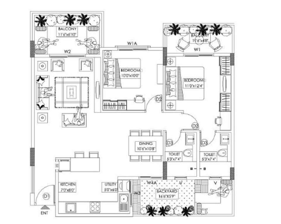  greens Floor Plan Floor Plan