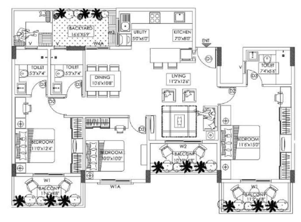  greens Floor Plan Floor Plan