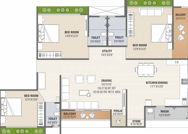  raghav-residency Floor Plan Floor Plan