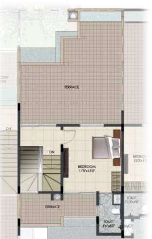  urban serenity row houses Floor Plan Terrace Floor Plan
