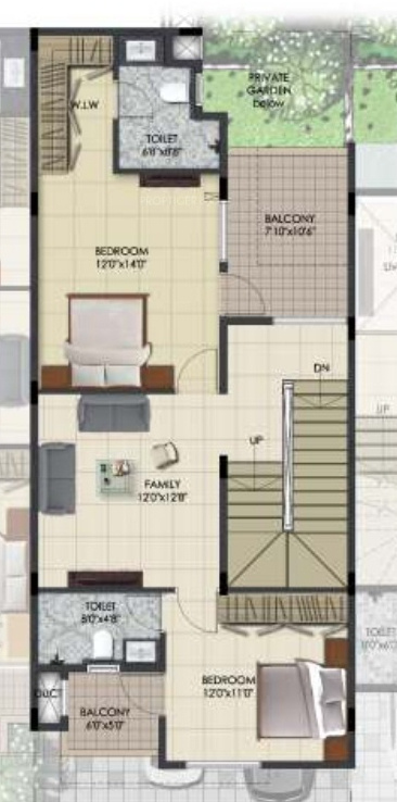  urban serenity row houses Floor Plan First Floor Plan