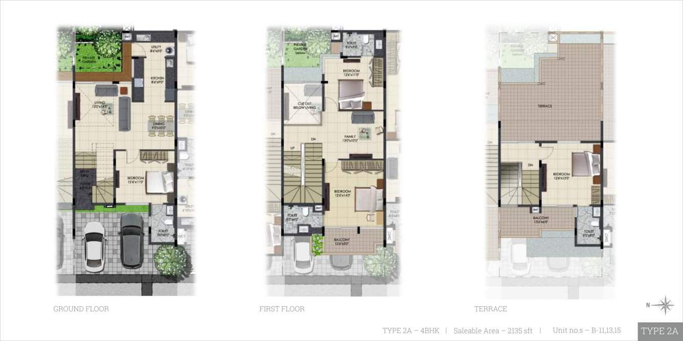  urban serenity row houses Floor Plan Floor Plan