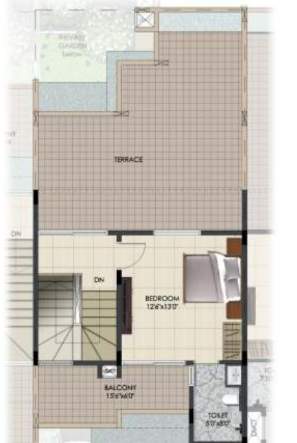  urban serenity row houses Floor Plan Terrace Floor Plan
