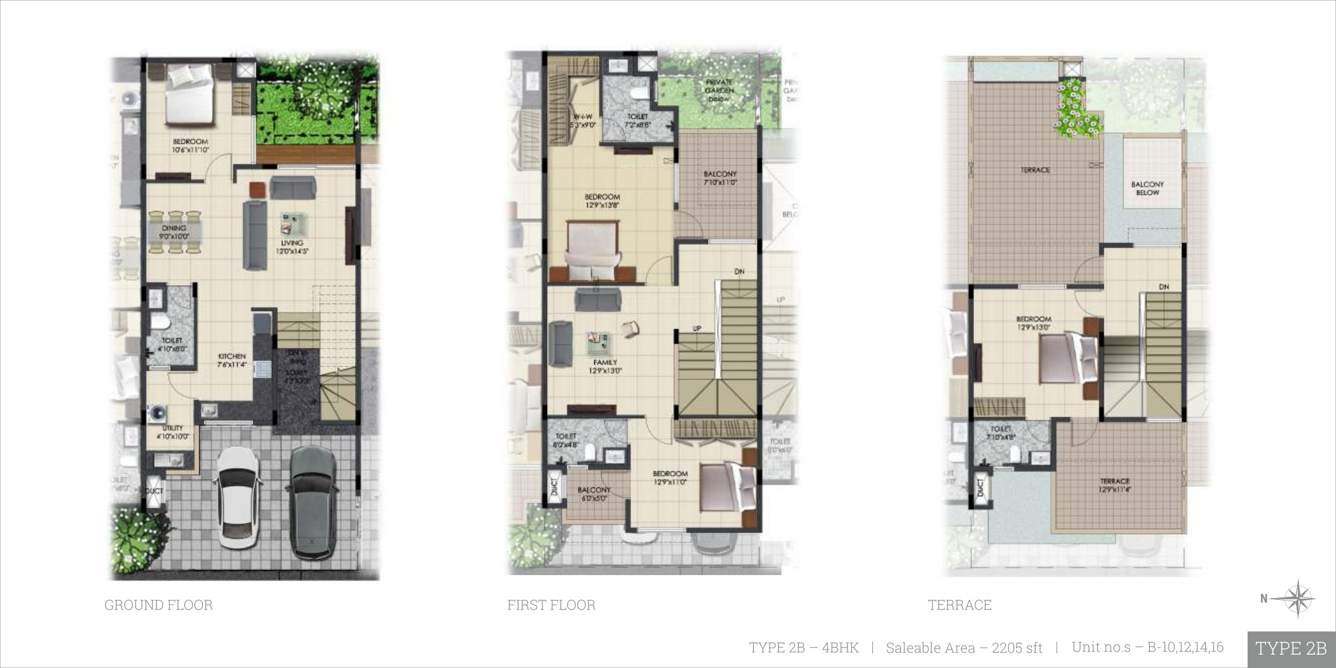 urban serenity row houses Floor Plan Floor Plan