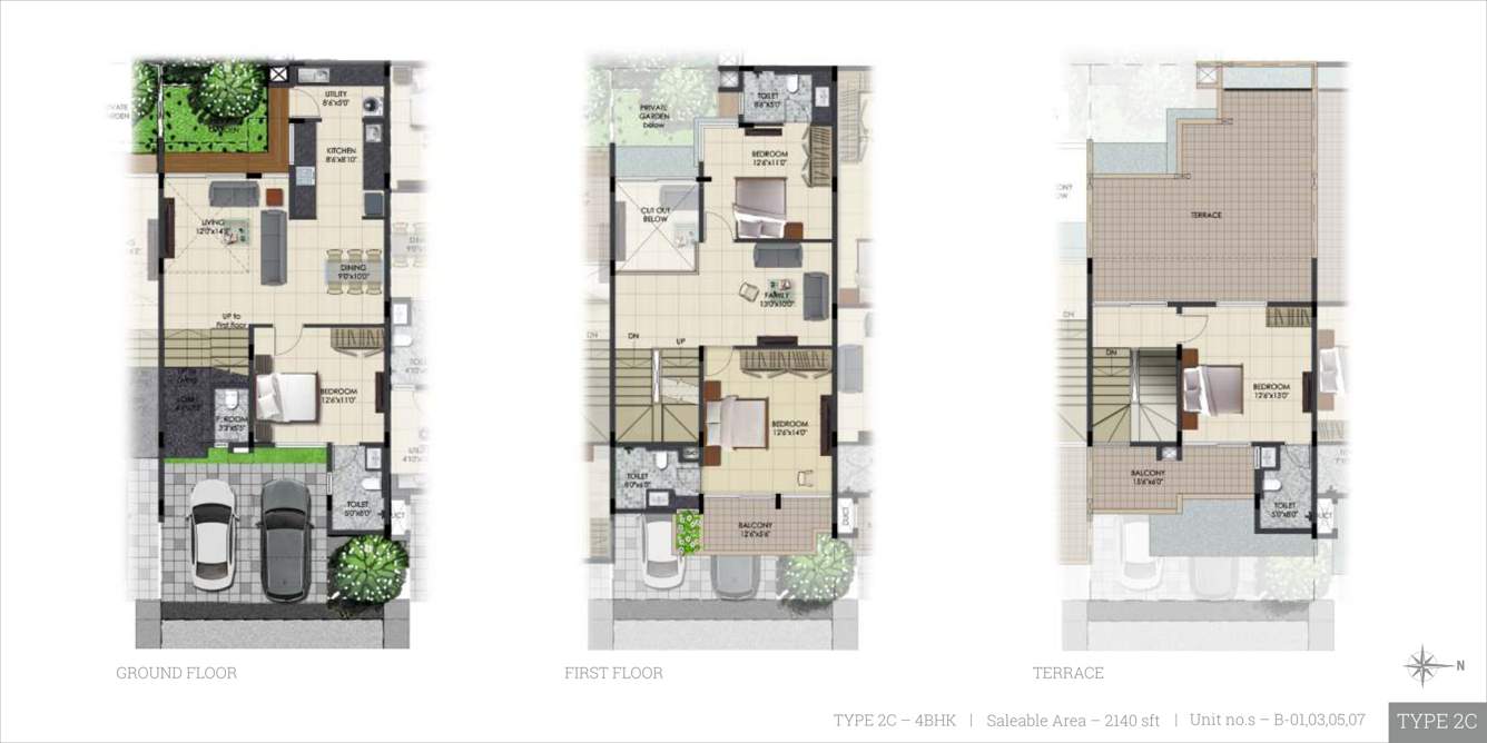  urban serenity row houses Floor Plan Floor Plan
