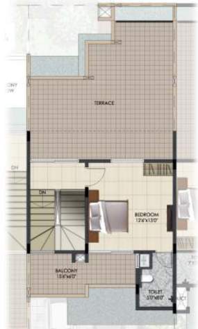  urban serenity row houses Floor Plan Terrace Floor Plan