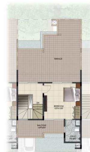  urban serenity row houses Floor Plan Terrace Floor Plan