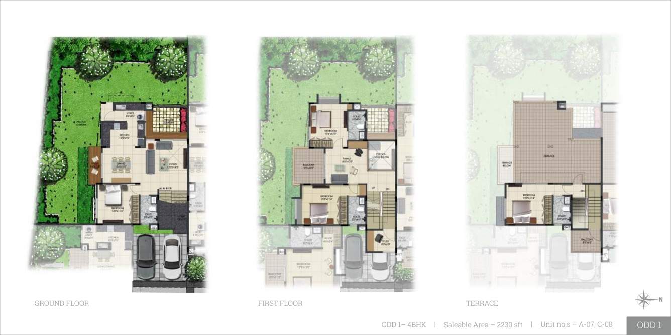  urban serenity row houses Floor Plan Floor Plan