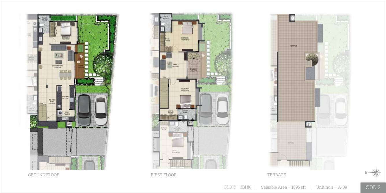  urban serenity row houses Floor Plan Floor Plan