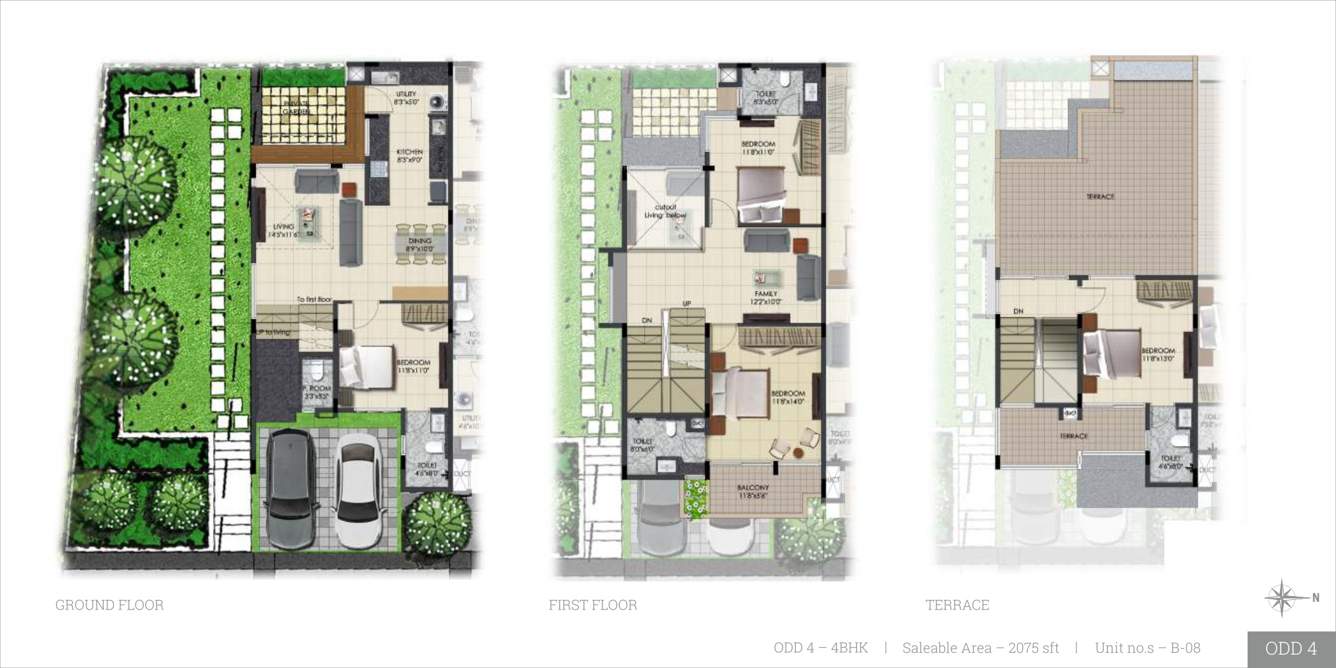  urban serenity row houses Floor Plan Floor Plan