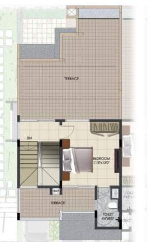  urban serenity row houses Floor Plan Terrace Floor Plan