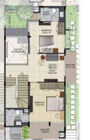  urban serenity row houses Floor Plan First Floor Plan