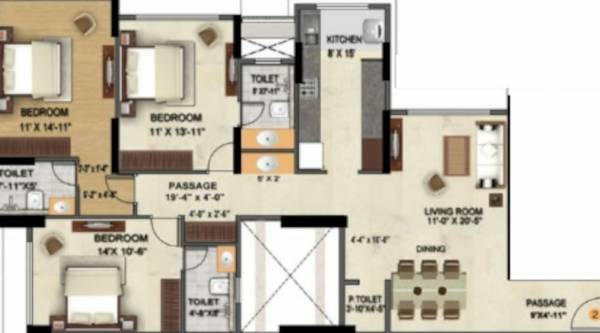  enclave-d-wing-siddhartha Floor Plan Floor Plan