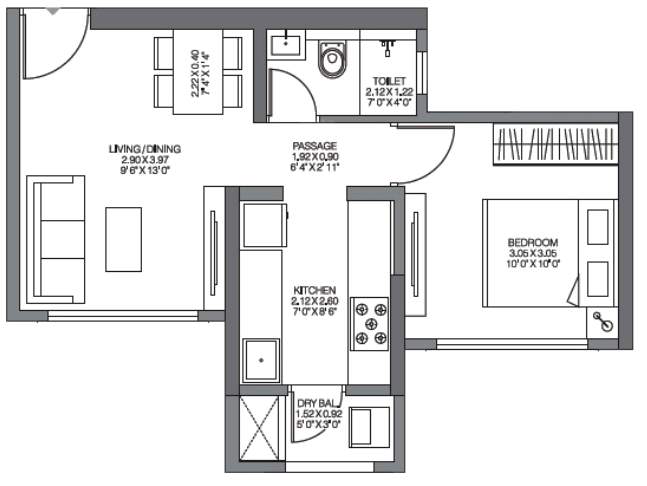 riviera phase 1 Floor Plan Floor Plan