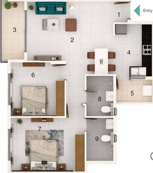  greens Floor Plan Floor Plan