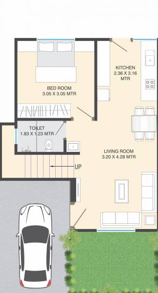  residency Floor Plan Ground Floor Plan