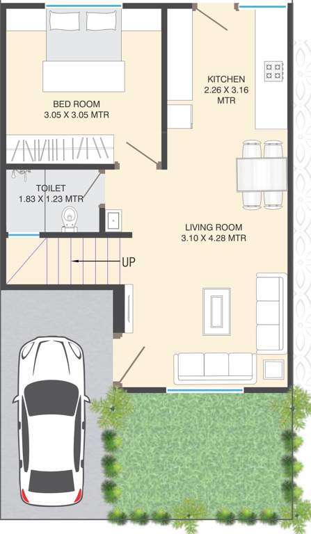  residency Floor Plan Ground Floor Plan