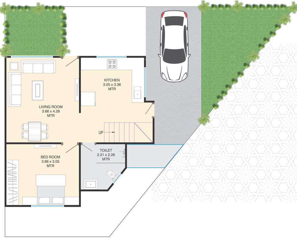  residency Floor Plan Ground Floor Plan