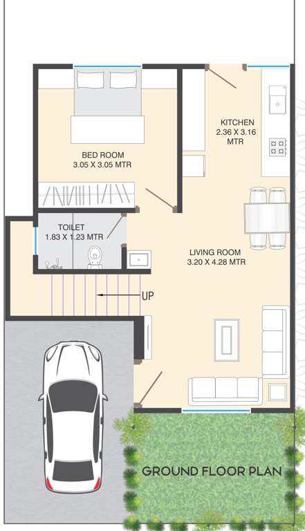  residency Floor Plan Ground Floor Plan