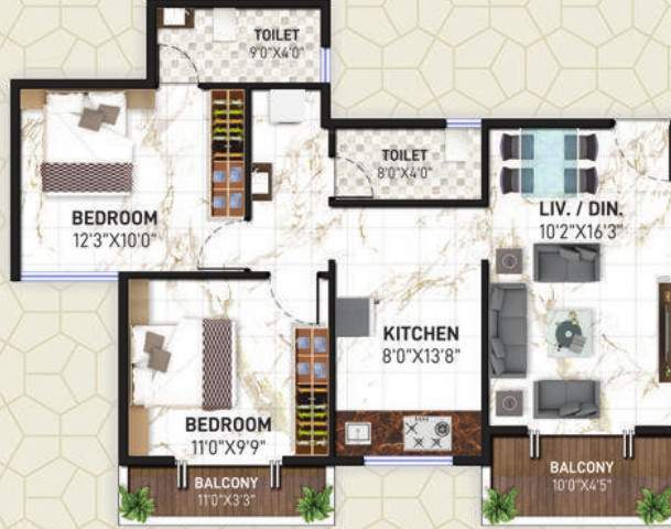  om shree shrushti Floor Plan Floor Plan