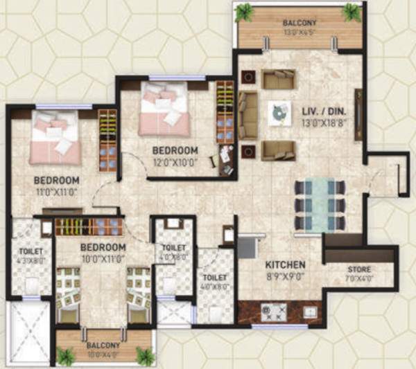  om shree shrushti Floor Plan Floor Plan