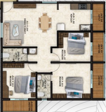  shree sai sunshine Floor Plan Floor Plan